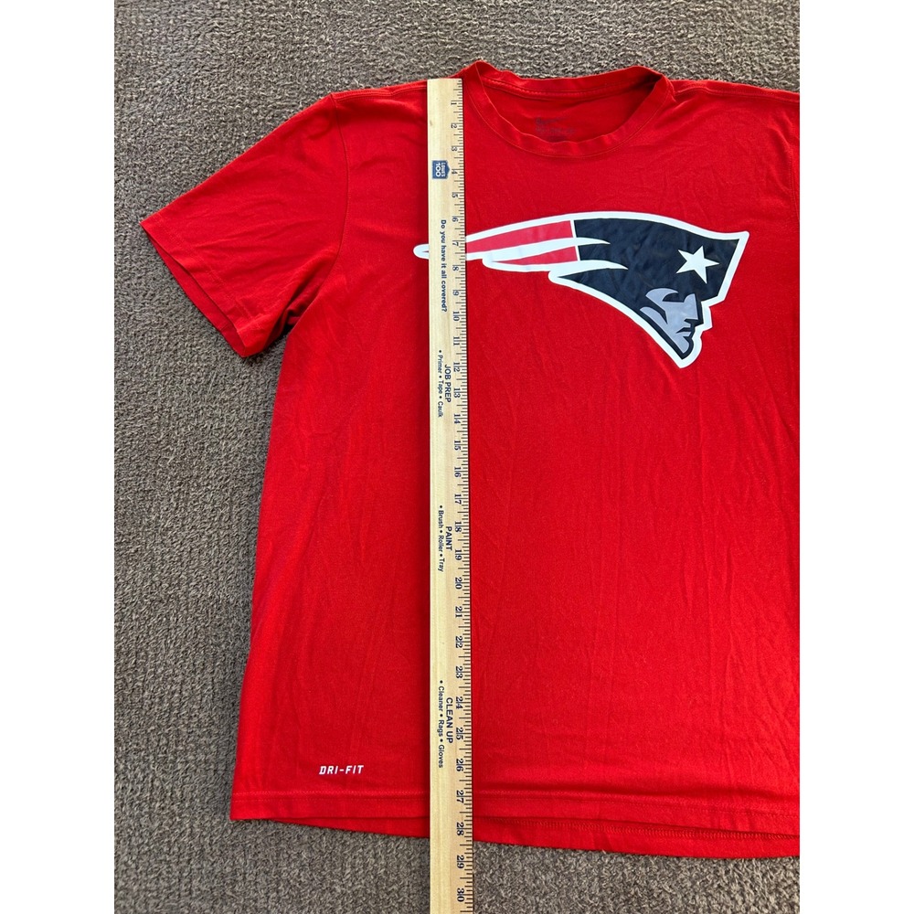 Nike Dri-FIT New England Patriots Red Graphic T-Shirt Mens XL NFL Football - Picture 7 of 7
